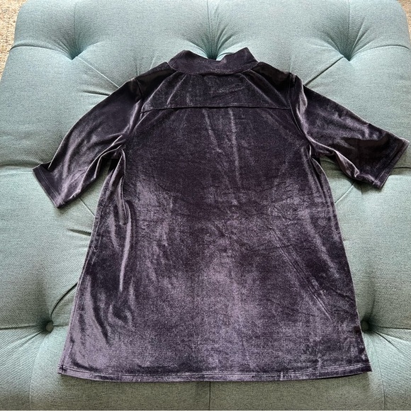 Loft Velvet Mock Turtleneck - Picture 9 of 15